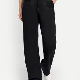 Next One Smart Straight Fit High-Rise Easy Wash Pleated Stretchable Trousers-image-55
