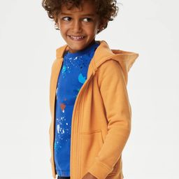 Marks & Spencer Boys Hooded Cotton Sweatshirt-21