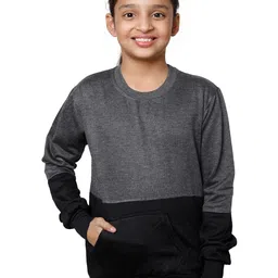 IndiWeaves Girls Round Neck Fleece Sweatshirt-picture-40