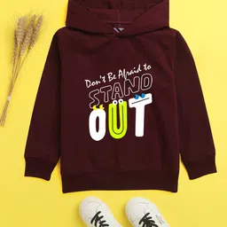 NUSYL Unisex Kids Printed Hooded Fleece Sweatshirt-image-38