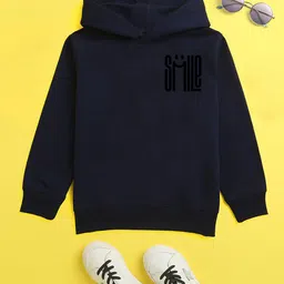 NUSYL Unisex Kids Printed Hooded Fleece Sweatshirt-image-10