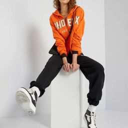 KIABI Printed Hooded Sweatshirt-image-2