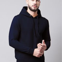 Friskers Men Navy Blue Hooded Sweatshirt-picture-26