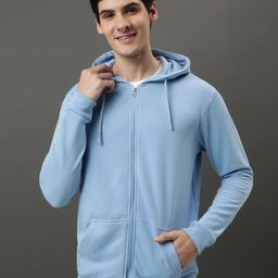 ADRO Hooded Cotton Front-Open Sweatshirt-picture-3