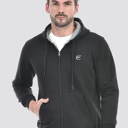 Lawman pg3 Hooded Pure Cotton Front Open Sweatshirt-picture-39