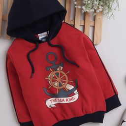 BUMZEE Boys Graphic Printed Hooded Cotton Pullover Sweatshirt-picture-24