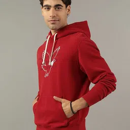 AMERICAN EAGLE OUTFITTERS Graphic Printed Hooded Pullover Sweatshirt-picture-31
