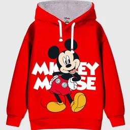 KUCHIPOO Kids Mickey Mouse Printed Hooded Fleece Sweatshirt-picture-43
