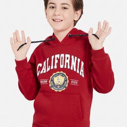 Octave Boys Typography Printed Hooded Sweatshirt-image-21