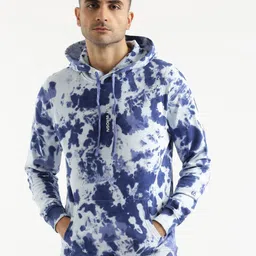 WROGN Abstract Printed Hooded Cotton Sweatshirt-picture-22