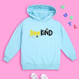 NUSYL Girls Typography Printed Fleece Sweatshirt-image-78