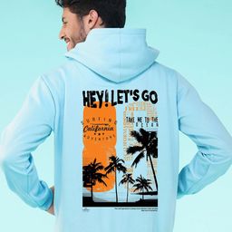 NUSYL California Vibe Graphic Printed Hooded Fleece Pullover-image-89