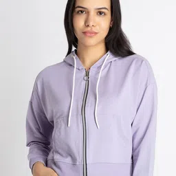 Status Quo Hooded Front Open Cotton Sweatshirt-image-16