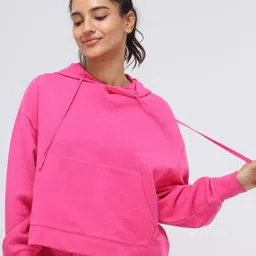 necesera Hooded Long Drop Shoulder Sleeves Cotton Pullover Sweatshirt-picture-17