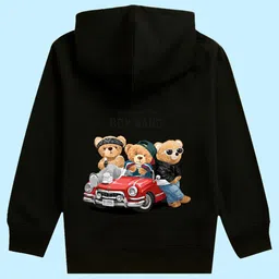NUSYL Unisex Kids Graphic Printed Hooded Fleece Pullover Sweatshirt-image-98