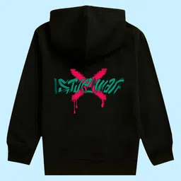NUSYL Unisex Kids Alien Printed Hooded Fleece Sweatshirt-image-43