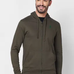 GIORDANO Hooded Pure Cotton Sweatshirt-picture-24