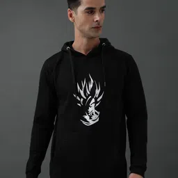 ADRO Goku Ultra Instinct Printed Hooded Long Sleeves Cotton Pullover Sweatshirt-image-47