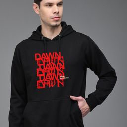 The Modern Soul Typography Printed Hooded Sweatshirt-image-41
