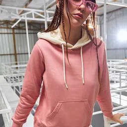 Bewakoof Heavy Duty Plus Size 1.0 Hooded Fleece Pullover Sweatshirt-picture-13