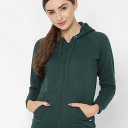 Allen Solly Woman Hooded Front-Open Sweatshirt-picture-18