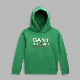GANT Boys Green Printed Hooded Sweatshirt-image-80