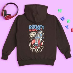 NUSYL Kids Graphic Printed Hooded Long Sleeves Fleece Pullover Sweatshirt-image-31
