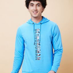 Being Human Typography Printed Hooded Pullover Sweatshirt-image-15
