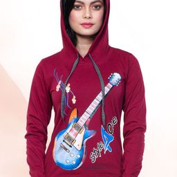 StyleAOne Graphic Printed Dry Fit Hooded Cotton Pullover Sweatshirt-picture-24