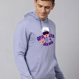 Crazymonk Men Printed Hooded Sweatshirt-image-35
