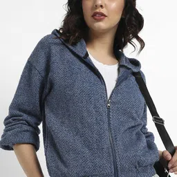 Campus Sutra Hooded Cotton Sweatshirt-picture-3