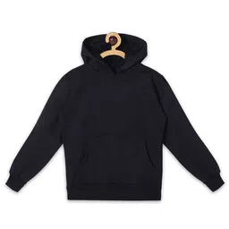 Fashionable Boys Hooded Fleece Pullover Sweatshirt-image-83