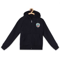 Fashionable Boys Hooded Fleece Sweatshirt-image-90