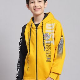 Monte Carlo Boys Typography Printed Hooded Cotton Sweatshirt-image-95