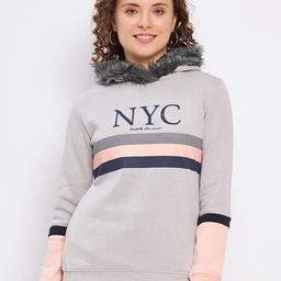 Duke Typography Printed Hooded Sweatshirt-image-38