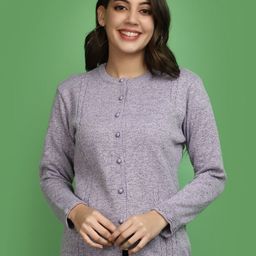 V-Mart Open Knit Self Design Acrylic Cardigan-picture-33