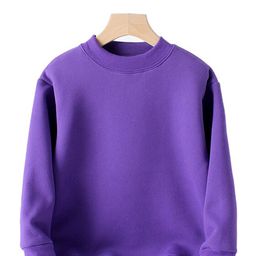 StyleCast Kids Purple Round Neck Cotton Sweatshirt-image-77