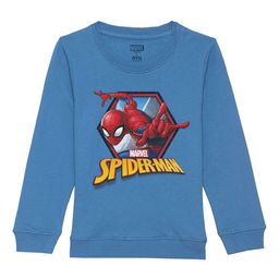 Marvel by Wear Your Mind Kids Blue Printed Sweatshirt-image-128