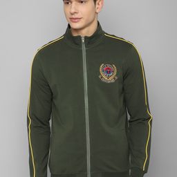 Louis Philippe Sport Men Olive Green Sweatshirt-image-44