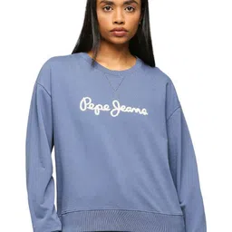 Pepe Jeans Typography Printed Pure Cotton Sweatshirt-picture-31