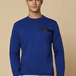 Allen Solly Round Neck Pure Cotton Pullover Sweatshirt-picture-39