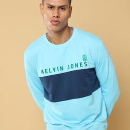 Melvin Jones Typography Printed Long Sleeves Pure Cotton Sweatshirt-image-91