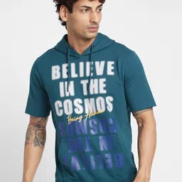 Being Human Typography Printed Hooded Cotton Pullover-image-84