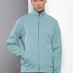 Calvin Klein Mock Collar Front Open Sweatshirt-picture-9