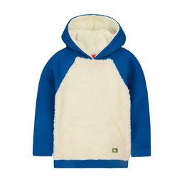 Cherry Crumble Unisex Kids Navy Blue Colourblocked Hooded Sweatshirt-image-55