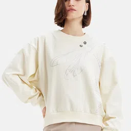 Kazo Graphic Printed Cotton Pullover Sweatshirt-image-62