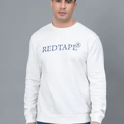 Red Tape Typographic Printed Pullover Sweatshirt-image-30