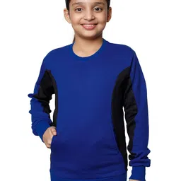 IndiWeaves Girls Colourblocked Fleece Sweatshirt-picture-42
