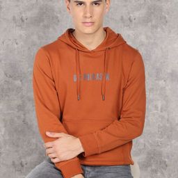 U.S. Polo Assn. Denim Co. Men Brown Hooded Pure Cotton Sweatshirt-picture-45