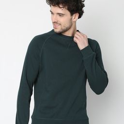 R&B Round Neck Cotton Pullover Sweatshirt-picture-13